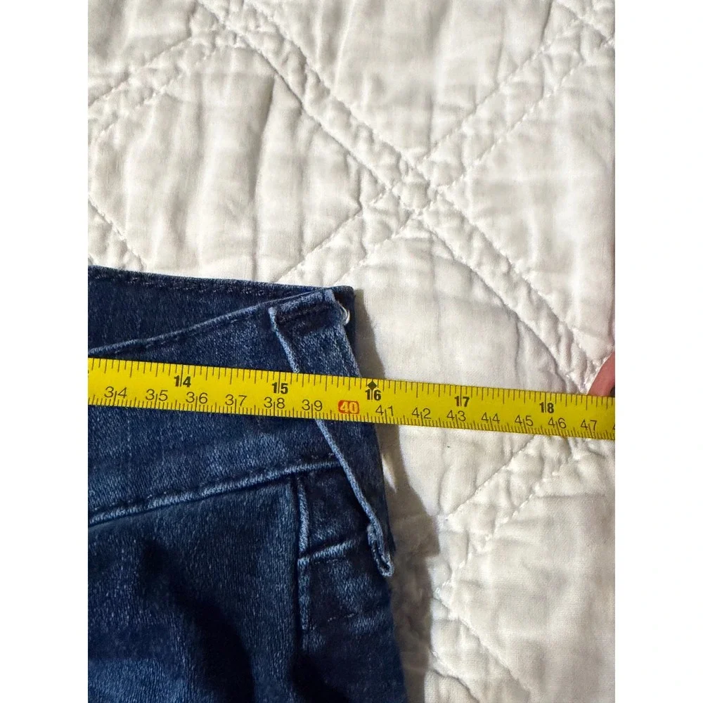 True Religion Geno Slim Straight Lasered Celestial Stars Moon Jean Blue Mens 32